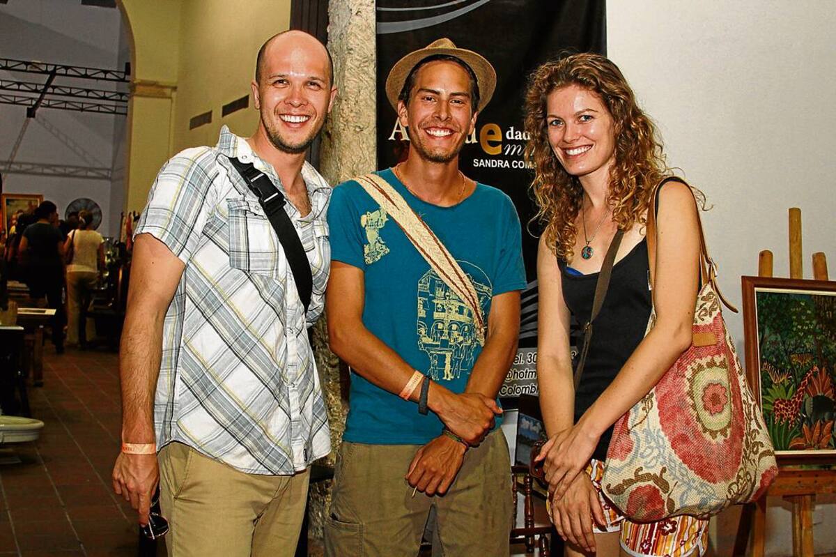 Travis Horn, Andrés Mauricio López Restrepo y Alison Maassen.