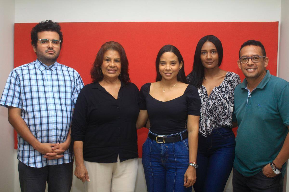 Martín Carvajal, María Bernarda González, Marlys Marrugo, Mónica Meza y Samuel Álvarez. //Fotos: Julio Castaño Beltrán.