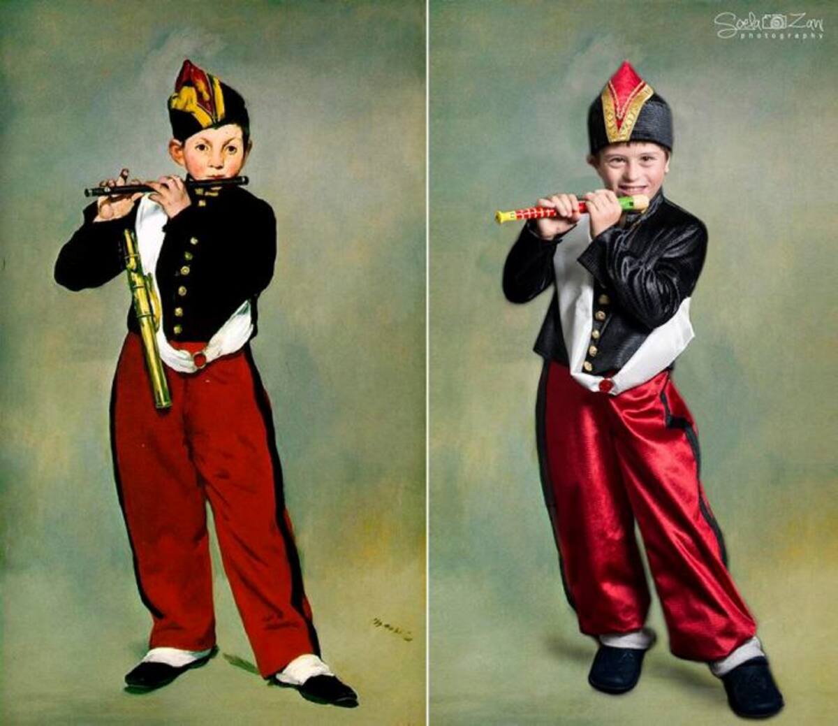 Obras de arte inspiradas en niños con síndrome de down Facebook Soela Zani