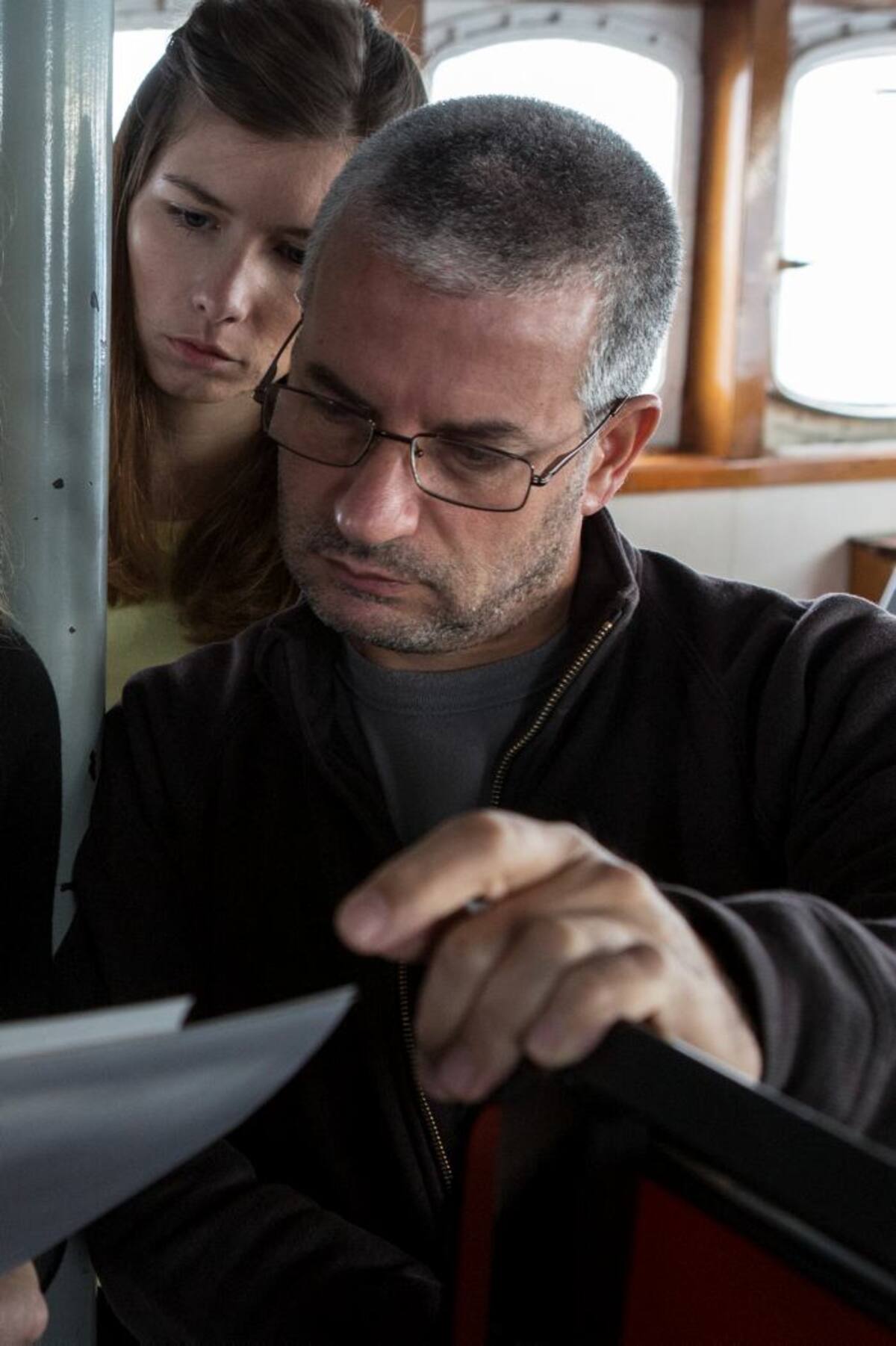 Daniel Razzotti, capitán del Rainbow Warrior. CORTESÍA GREENPEACE