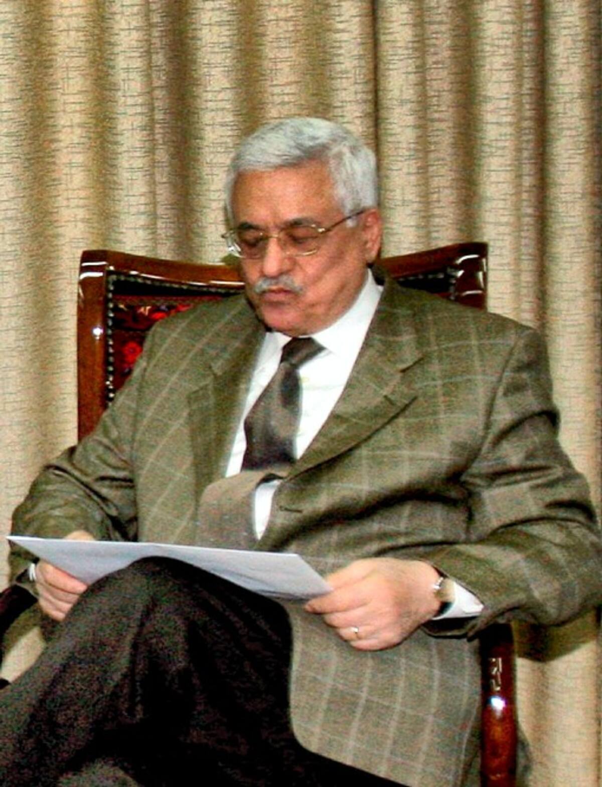 Mahmud Abas, presidente palestino. AP KHALIL HAMRA