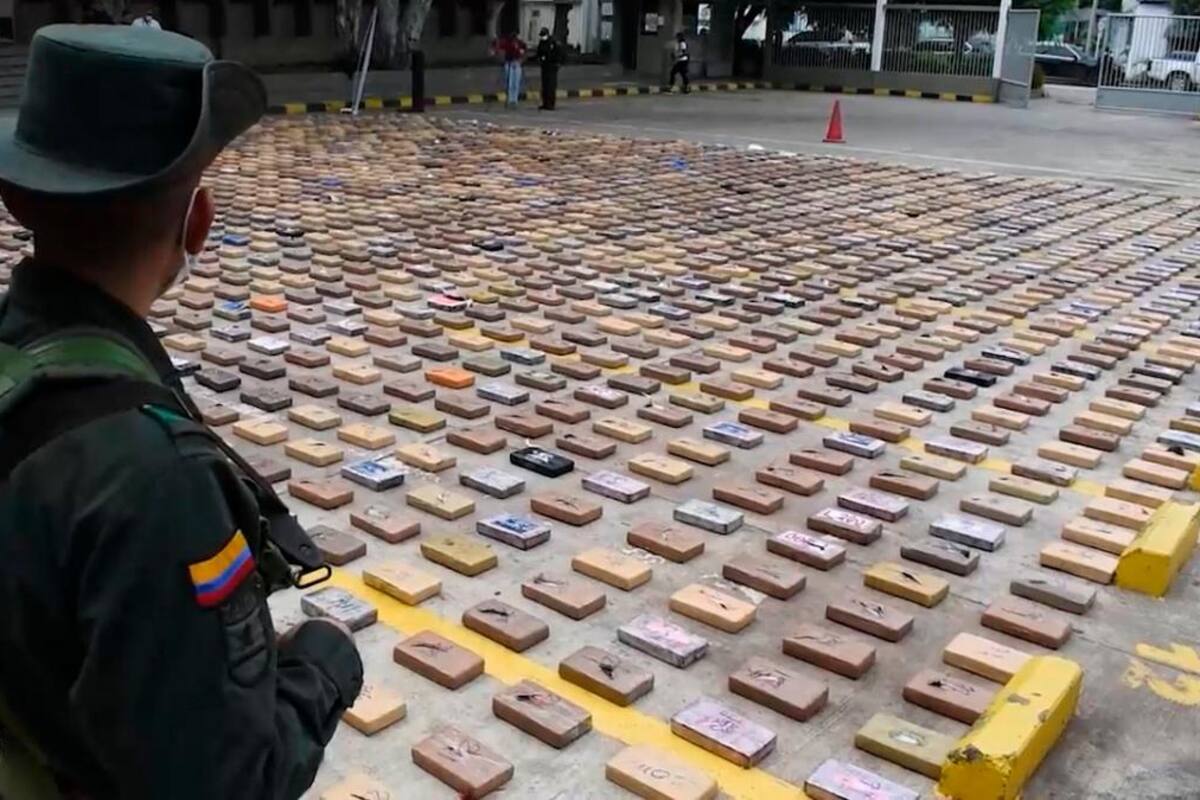 Duro golpe al narcotráfico: hallan 2.279 kilos de cocaína en Cartagena