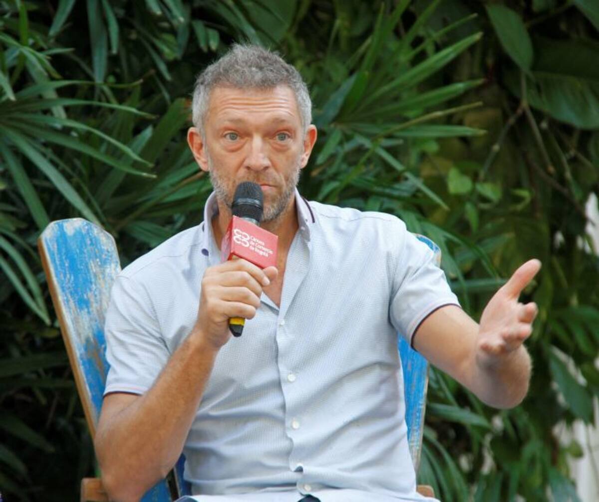 El actor francés Vincent Cassel en su intervención ayer en el Centro de Cooperación Española. Maruja Parra-El Universal