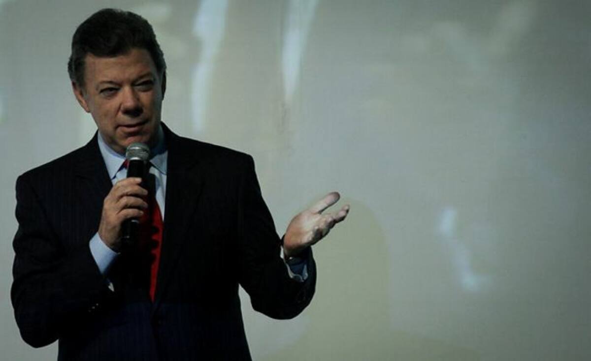 Juan Manuel Santos, presidente de la República.