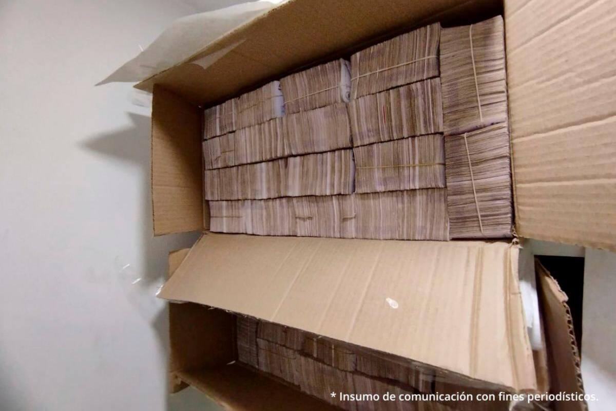 ¡Encuentran 6.000 millones de pesos en cajas de cartón!