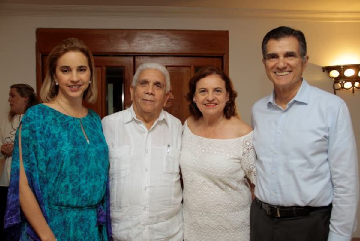 María Claudia Páez, Darío Morón Díaz, Estela Barreto y Alberto Samudio. Luis E. Herrán-El Universal