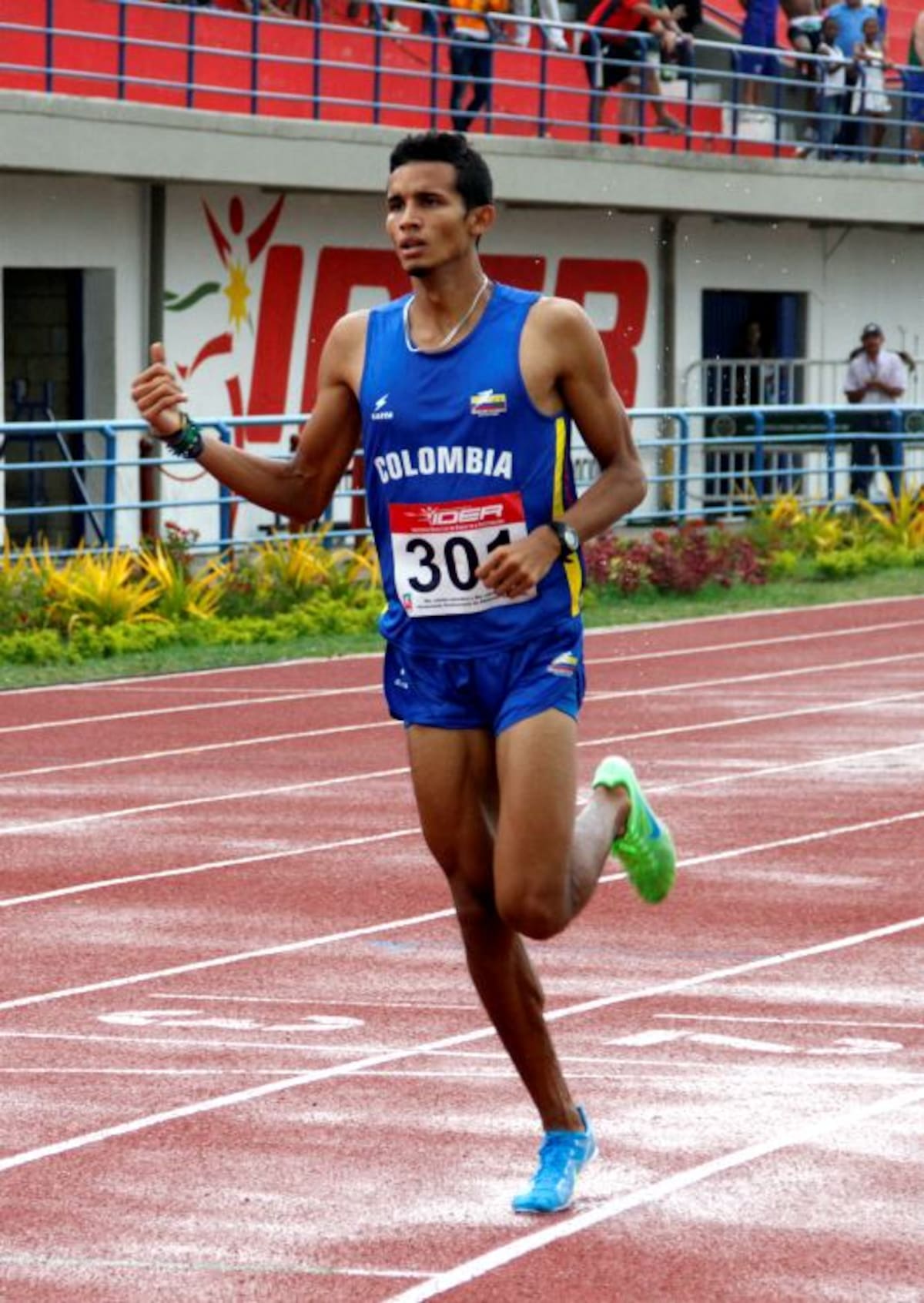 Rafith Rodríguez ganó los 800 metros planos para Colombia. LUIS EDUARDO HERRÁN/El Universal