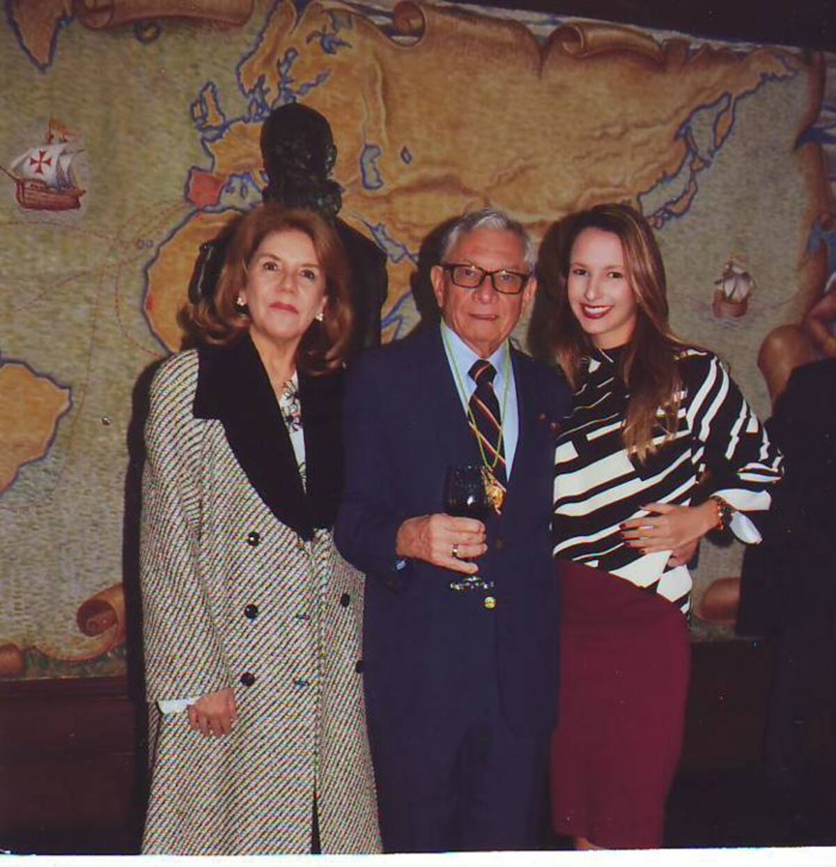 Luz María Chaux de Villalba, Carlos Villalba Bustillo y Julia Beatriz Villalba De Brigard.