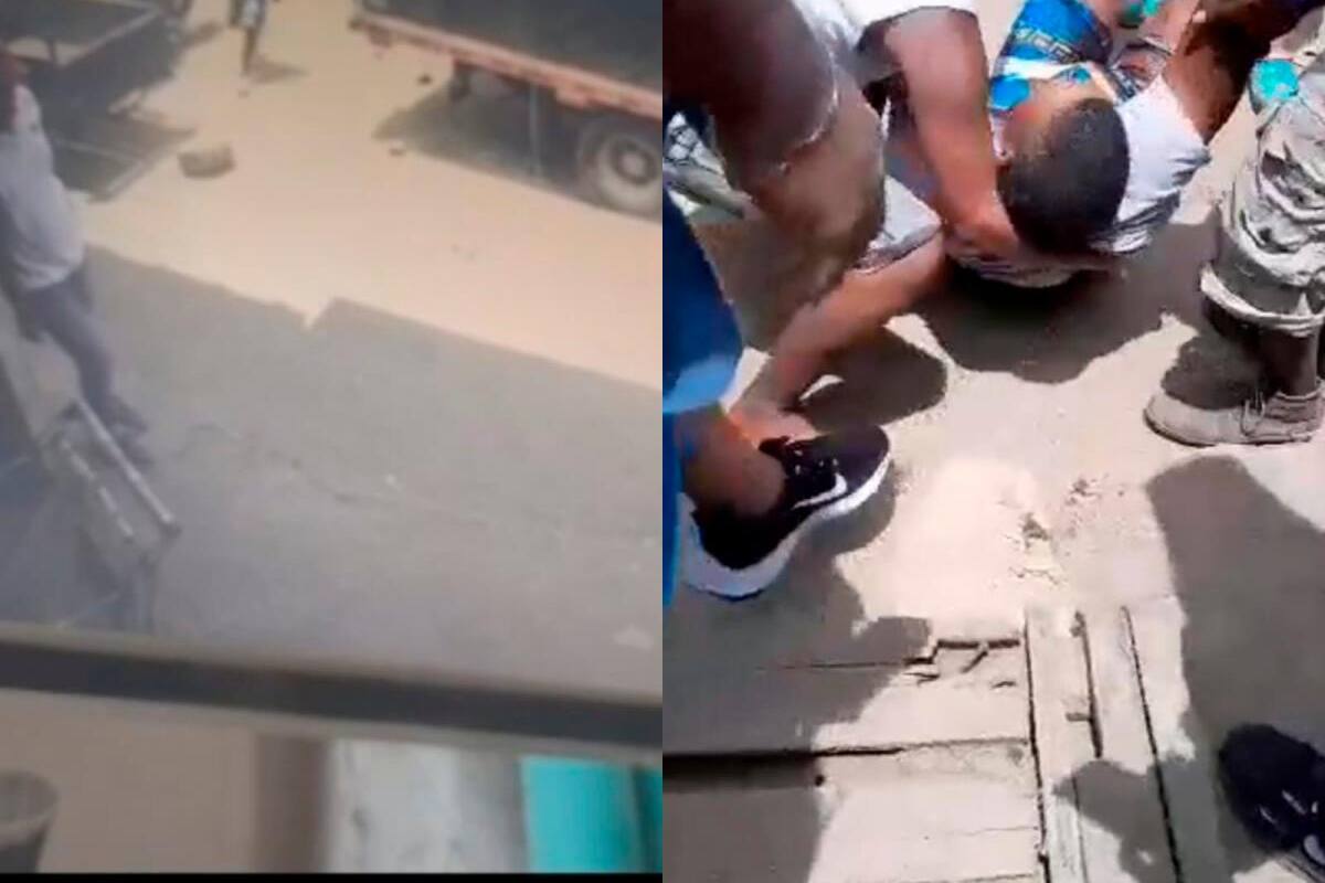 Impactante video: Así asesinó sicario a un hombre en el Mercado de Bazurto