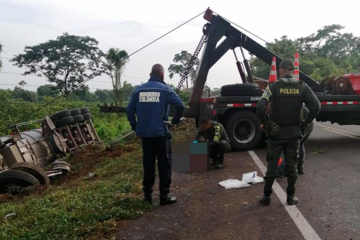 Un muerto en accidente de tránsito en la carretera a Marialabaja