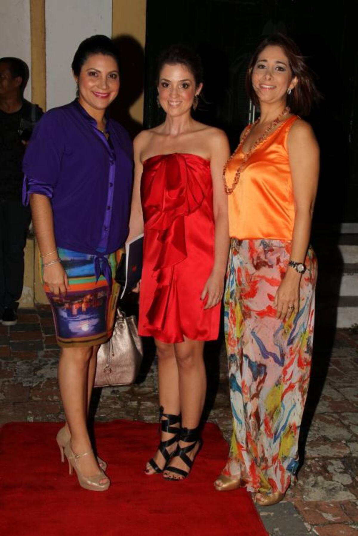 Hilue Badrán, María Estela Larios y Hortensia Borge.