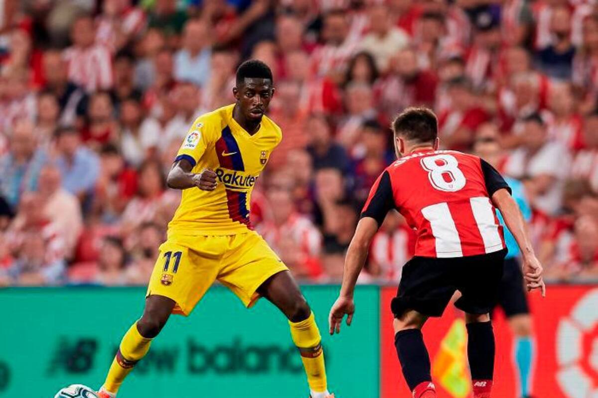 Dembelé sufre otra lesión con el Barcelona