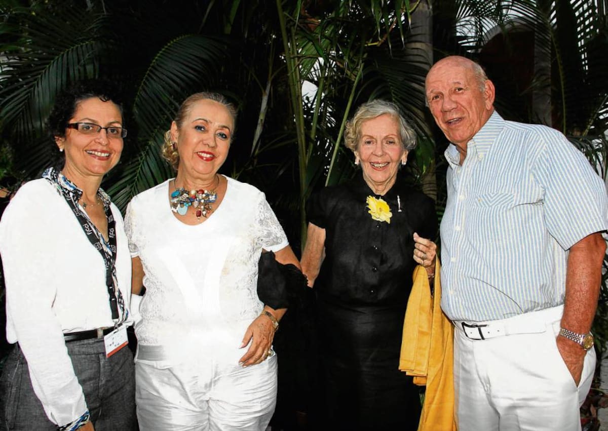 María Pía Mogollón, María Paulina Espinosa, Yolanda Pupo de Mogollón y Herman Schwyn. fotos Zenia Valdelamar/El Universal/
