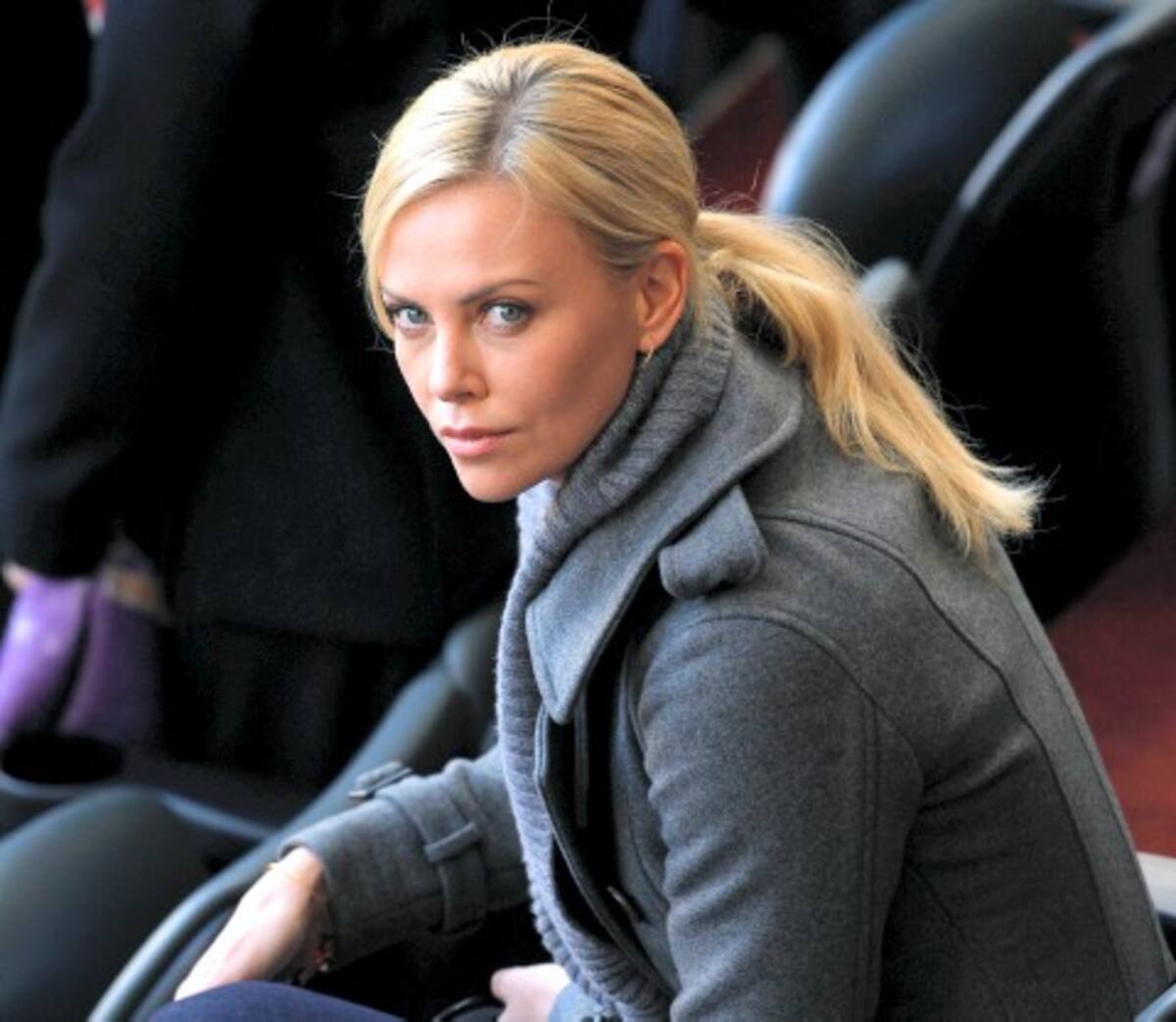 Charlize Theron en el Mundial.