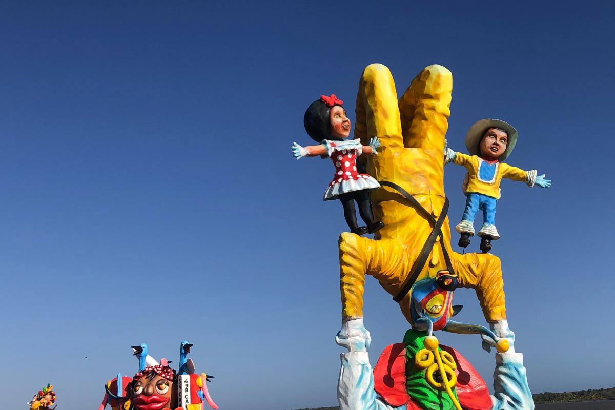 Exposición a cielo abierto de macrofiguras del Carnaval Barranquilla