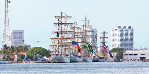 Este jueves: zarpe de despedida de los veleros del Sail Cartagena