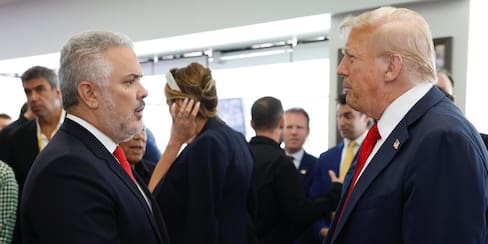 Duque y Trump coincidieron en la final del Mundial de Clubes en Estados Unidos