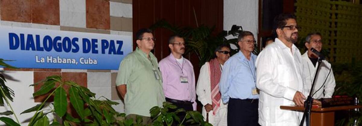 Equipo negociador de las Farc en el proceso de paz con el Gobierno colombiano. COLPRENSA