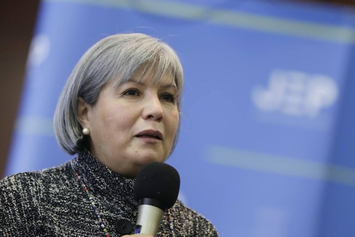 Presidenta de la JEP se pronuncia tras la carta del fiscal General