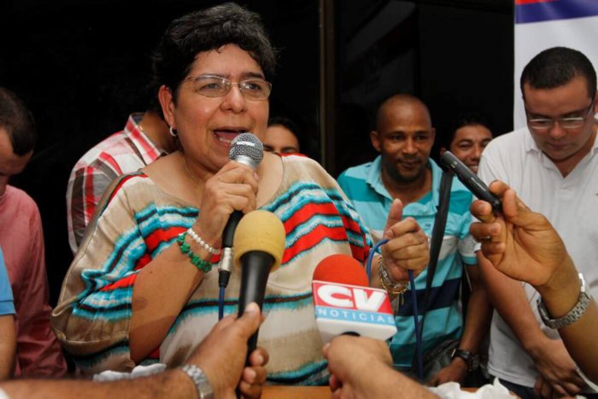 María del Socorro Bustamante, precandidata a la Alcaldía de Cartagena. EL UNIVERSAL