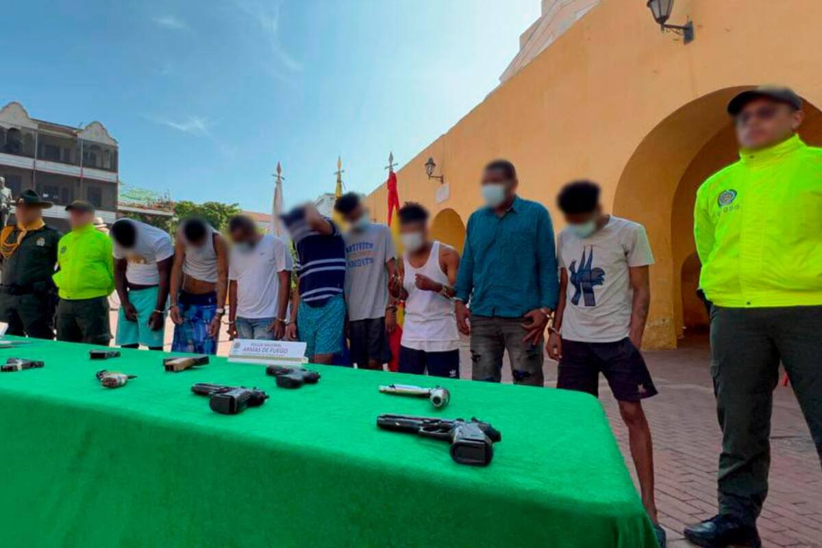 Han sacado 658 armas de fuego de las calles de Cartagena: 774 capturados