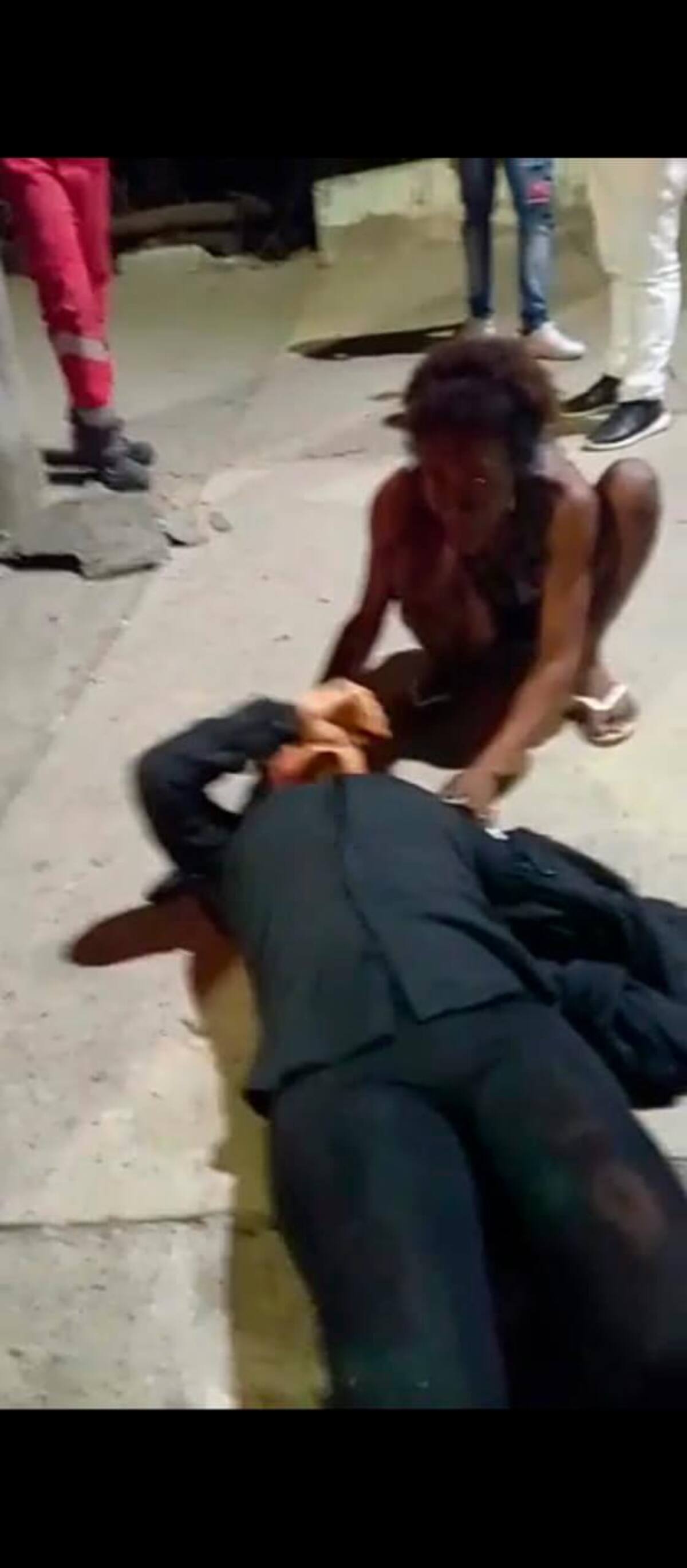 Los heridos fueron trasladados a la Clínica de Fracturas.