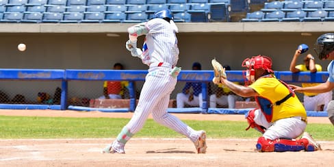 Béisbol: así fue el fogueo entre las novenas de Caimanes y Selección Colombia