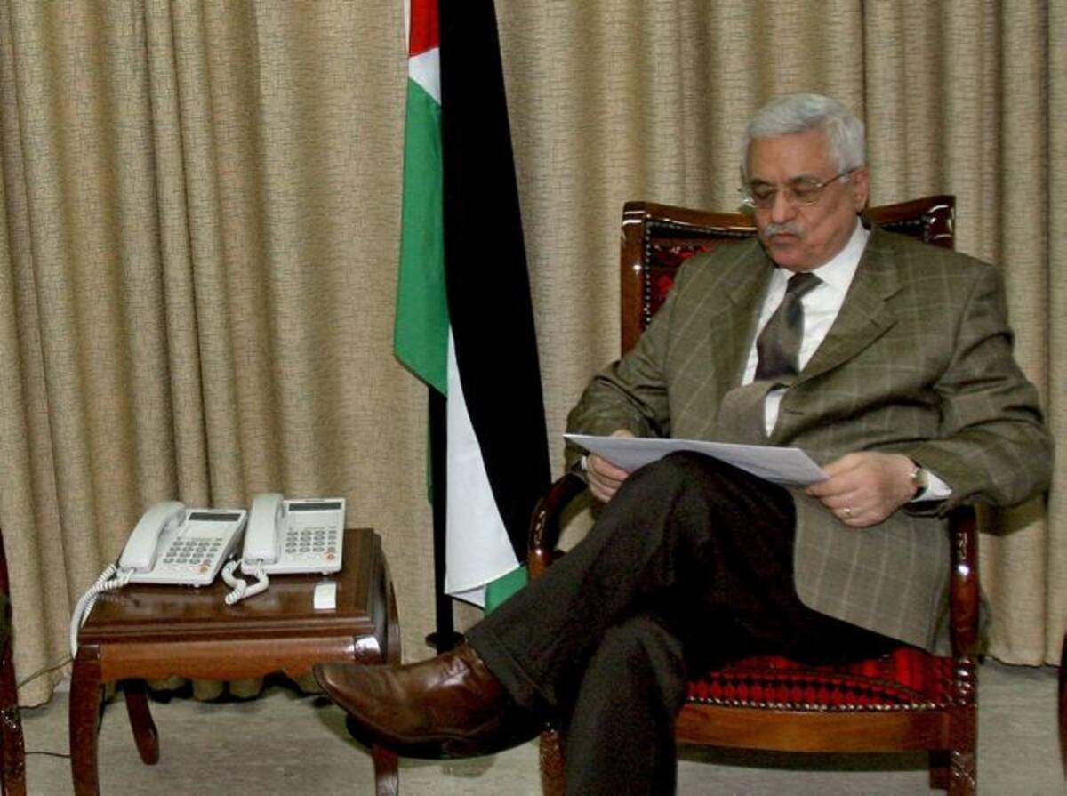 Mahmud Abas. AP KHALIL HAMRA