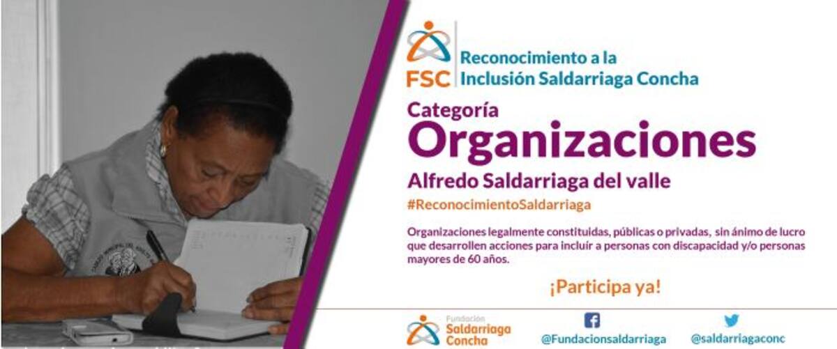 Fundación Saldarriaga Concha exaltará la labor de periodistas, líderes y organizaciones sociales CORTESÍA