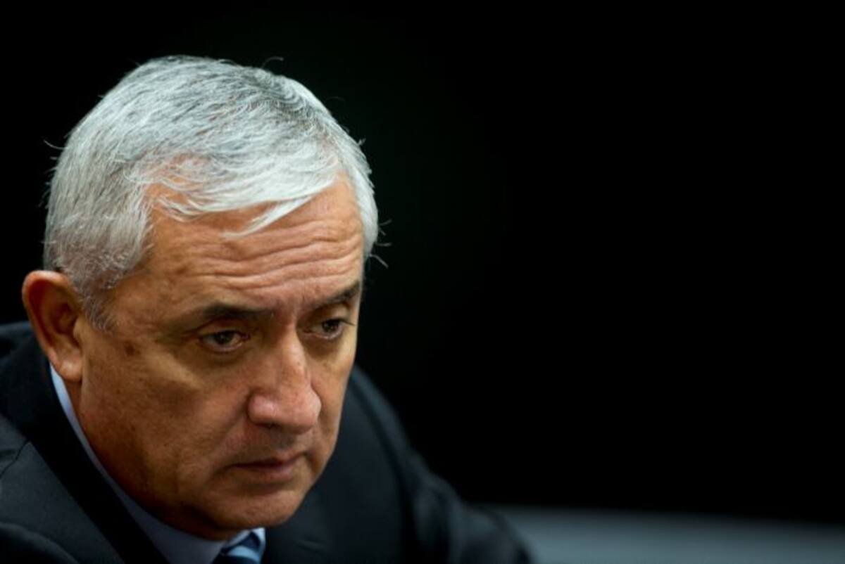 Otto Pérez Molina. AP Moises Castillo