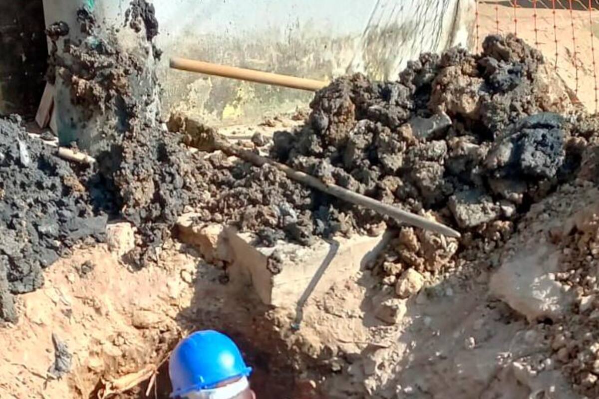 “Las tuberías están a más de dos metros de profundidad, deben reubicarlas”