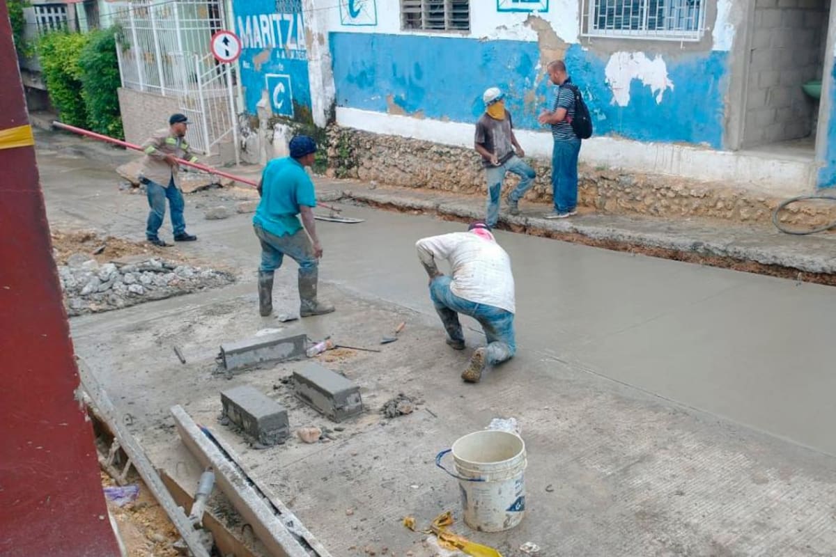 Las obras de infraestructura que se realizan en Turbaco