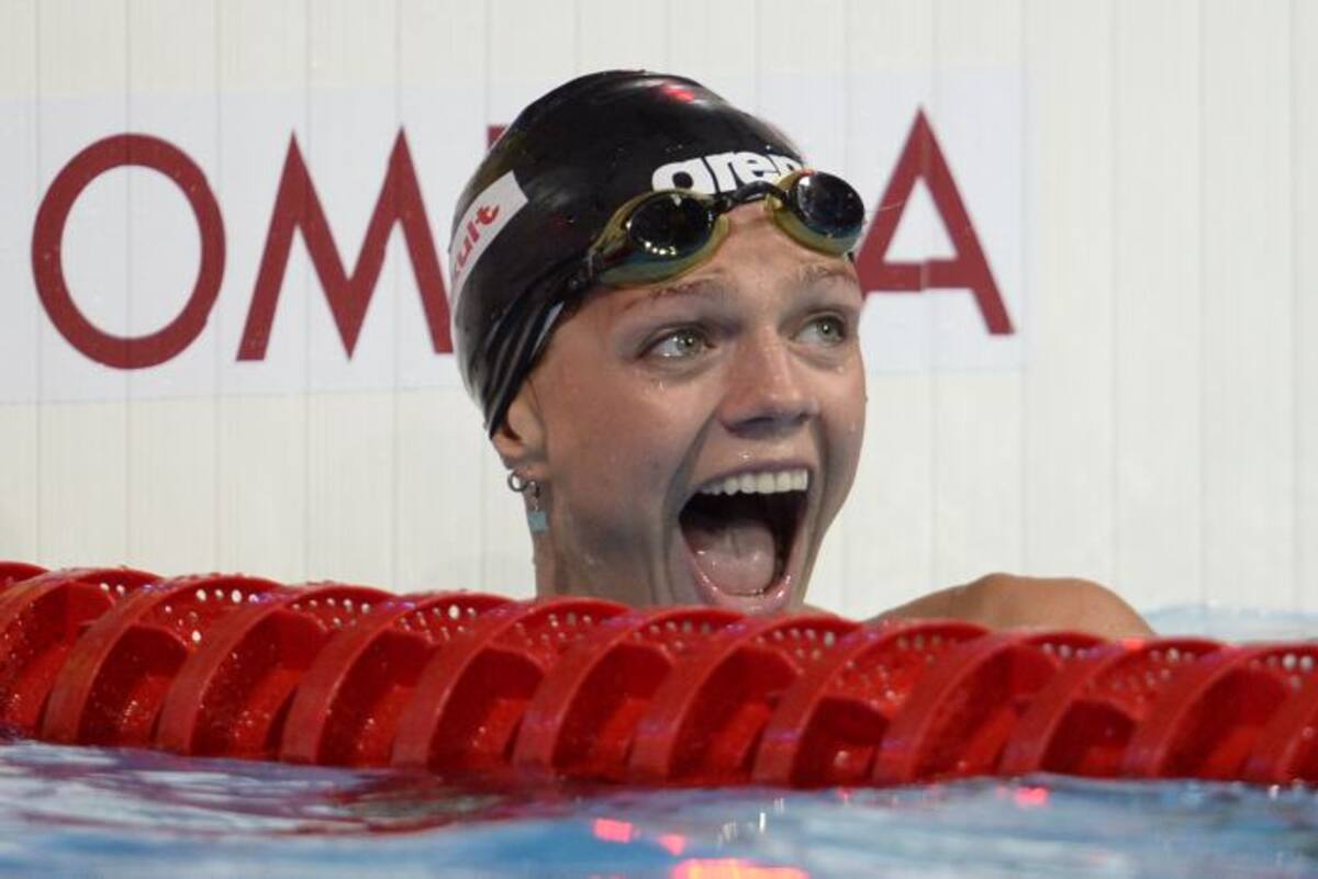 La rusa conseiguió un nuevo récord del mundo de 50 m braza