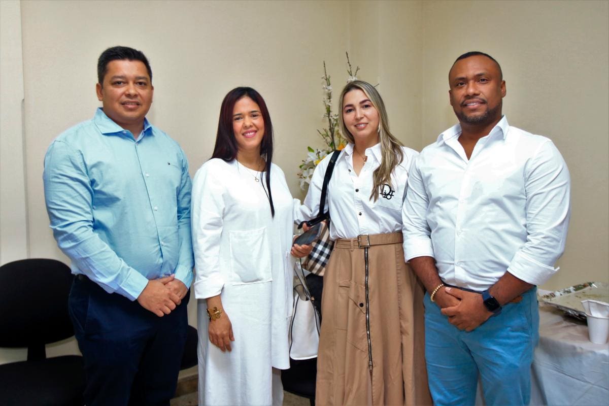 Juan Padilla, Claudia Flórez, Diana Rodríguez y Loiwer Barragán.
