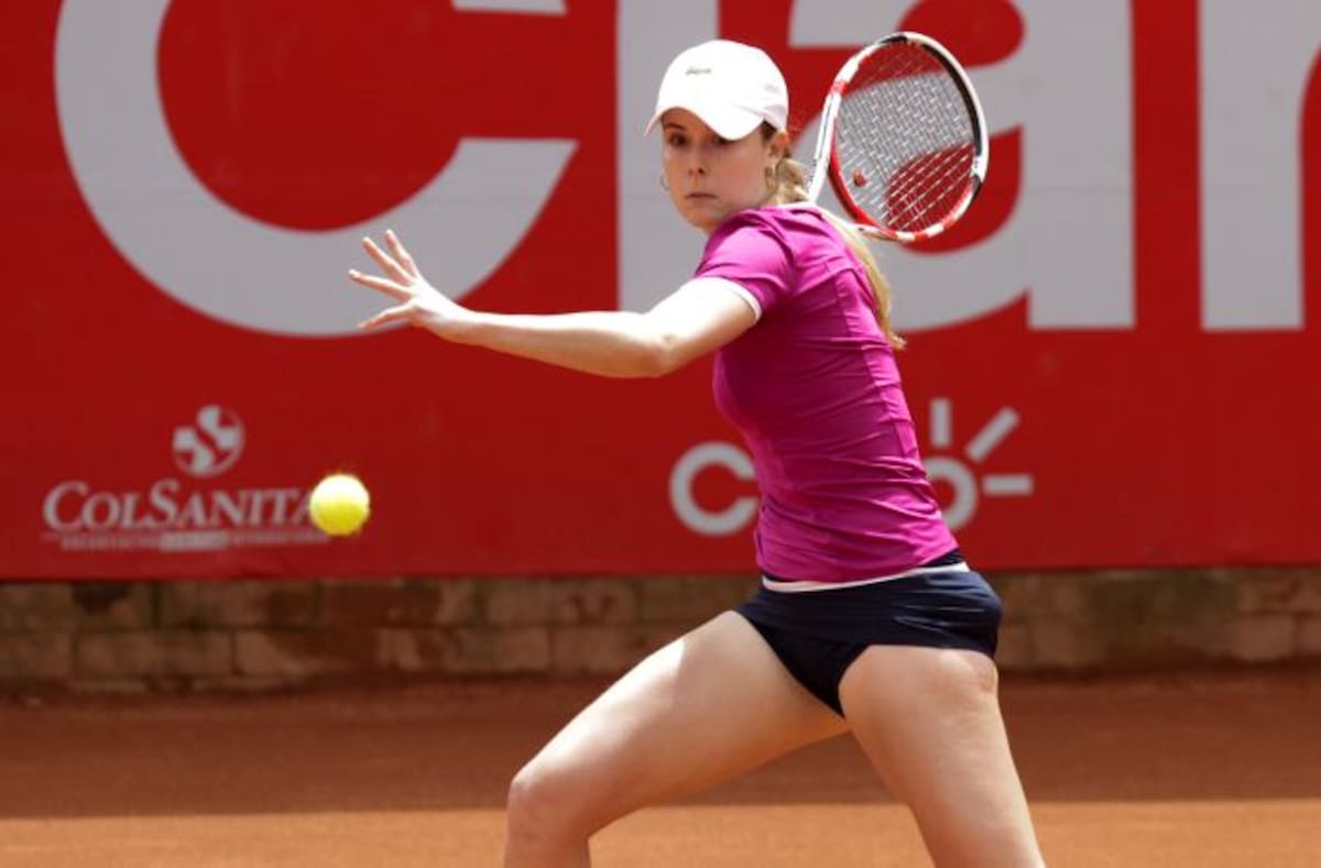 La francesa Alize Cornet ganó en el debut en Bogotá. COLPRENSA