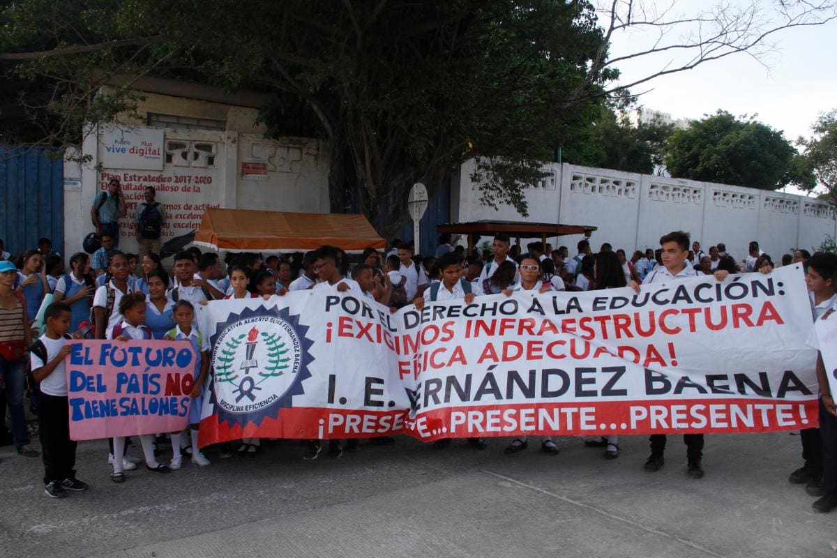 Inicio de obras en el colegio Fernández de Baena tardaría dos meses más