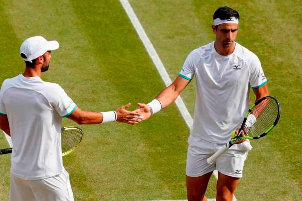 Los colombianos Juan Sebastián Cabal y Robert Farah con victoria en Wimbledon