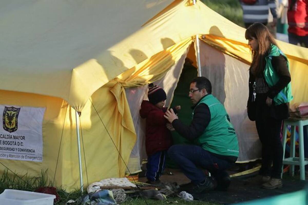 Distrito levanta campamento humanitario de venezolanos en Bogotá