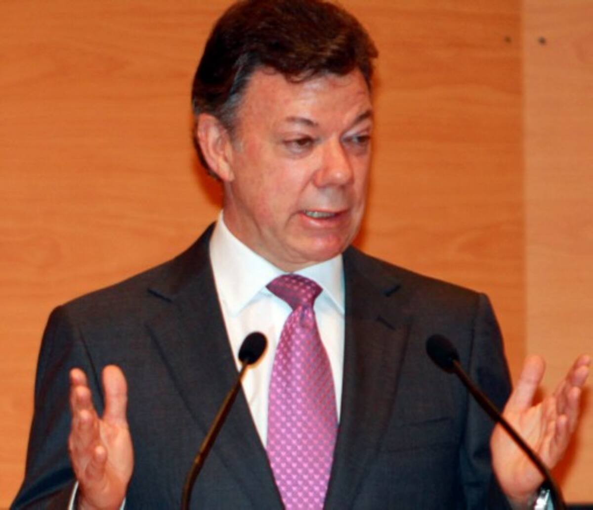 Juan Manuel Santos, presidente de Colombia. PRENSA PRESIDENCIA