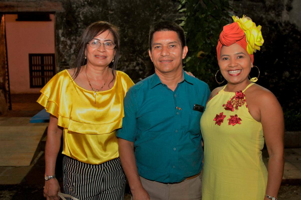 Anita Puello, Nairo Martínez Madera y Míriam Negrete.