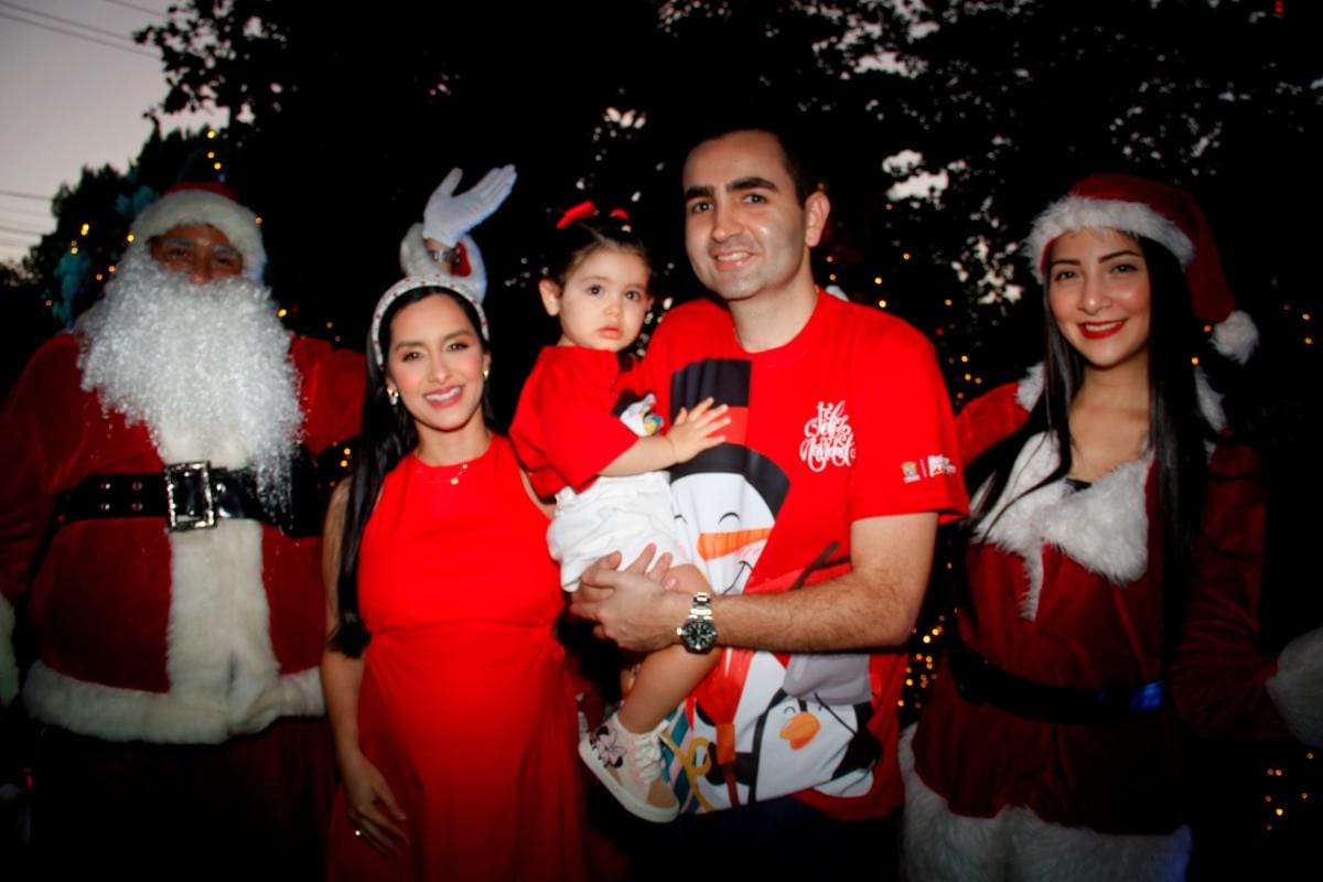 Natalia Eljach, Fátima Blel y Vicente Blel.