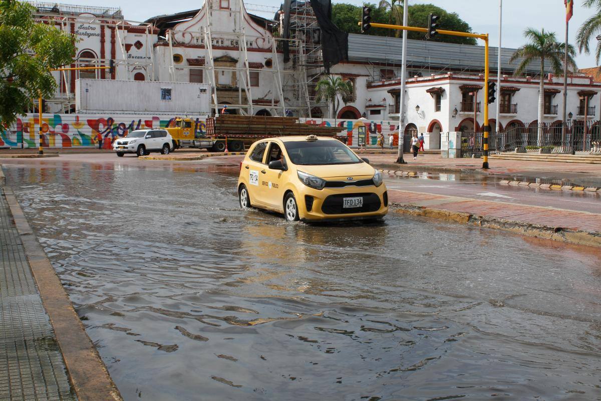 Prevén lluvias hasta el fin de semana en el Caribe colombiano por ondas tropicales