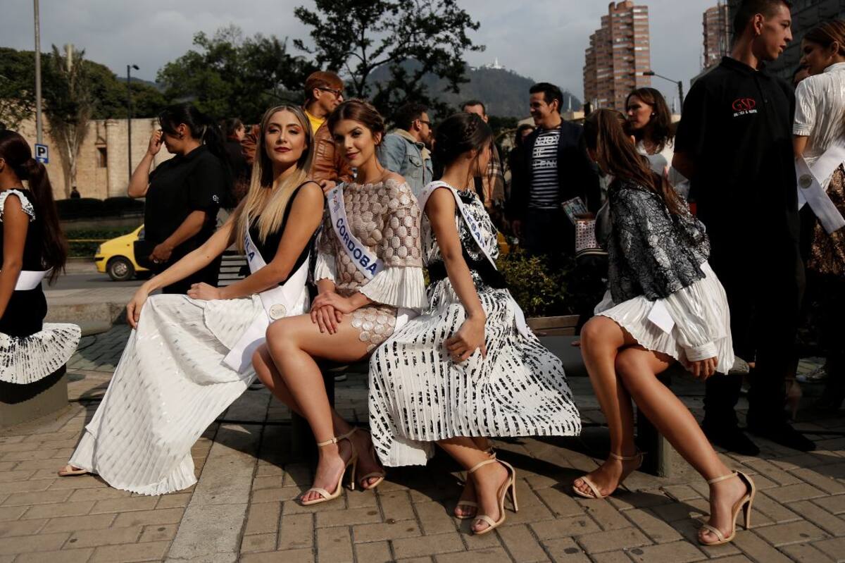 Las reinas durante el evento.