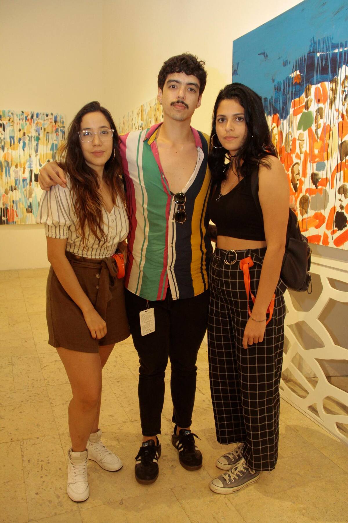 Daniela López, Mario Quintero y Sara Nanclares.