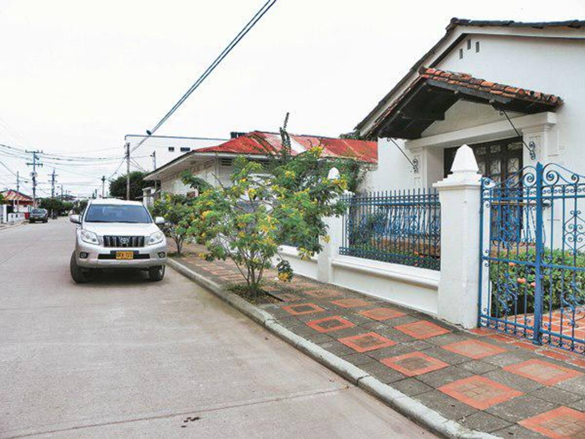 El Alcalde de Cereté dijo que el robo pudo cometerlo una banda de asaltantes de Barranquilla. En la imagen la casa asaltada.