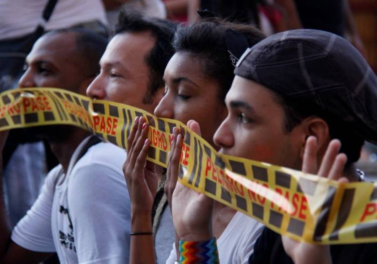 La comunidad LGBTI si-gue exigiendo el respeto de sus derechos. KAILLINE GIRALDO, EL UNIVERSAL