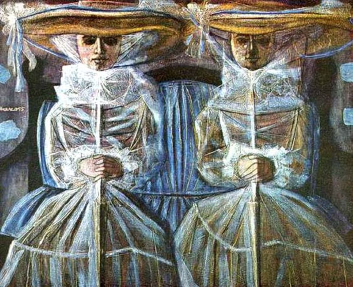 Una de las pinturas de Héctor Rojas Herazo Archivo El Universal