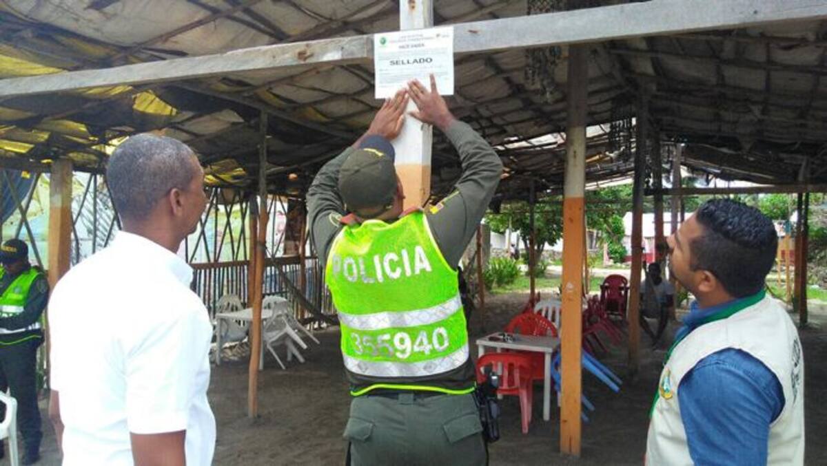 El operativo se llevó a cabo este miércoles en las playas del corregimiento de La Boquilla. Cortesía.