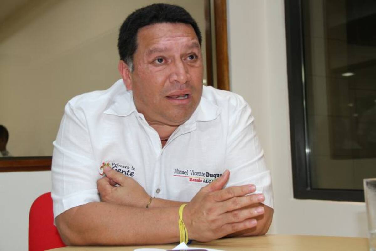 A Manuel Vicente Duque le habrían aceptado en primera revisión sólo 35 mil firmas. EL UNIVERSAL