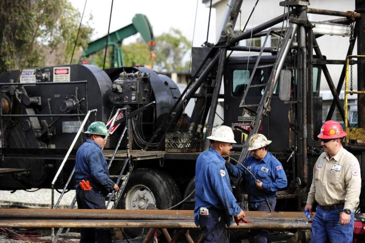 La producción petrolera en Colombia, que alcanzó 1.002.000 barriles por día (BPD) en octubre pasado. AFP ROBYN BECK